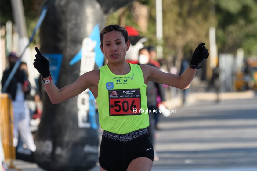 María Elena Valtierra Mejía, campeona femenil 21K