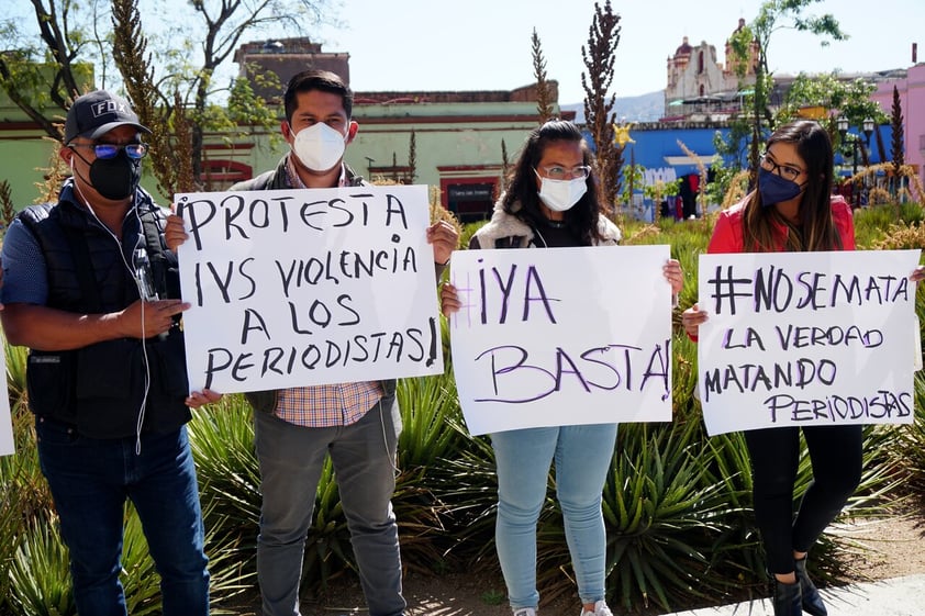 Por segunda ocasión en 2022, periodistas protestas tras asesinato de colega