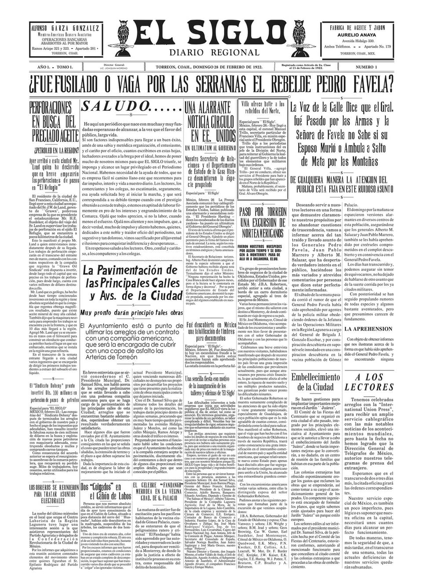 100 AÑOS EN PORTADA