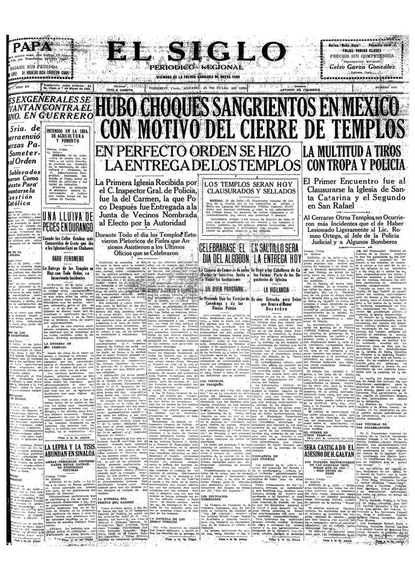 100 AÑOS EN PORTADA