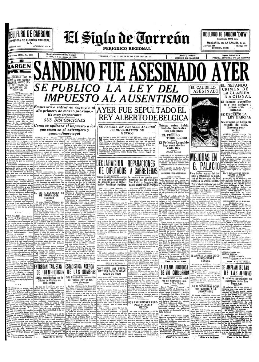 100 AÑOS EN PORTADA