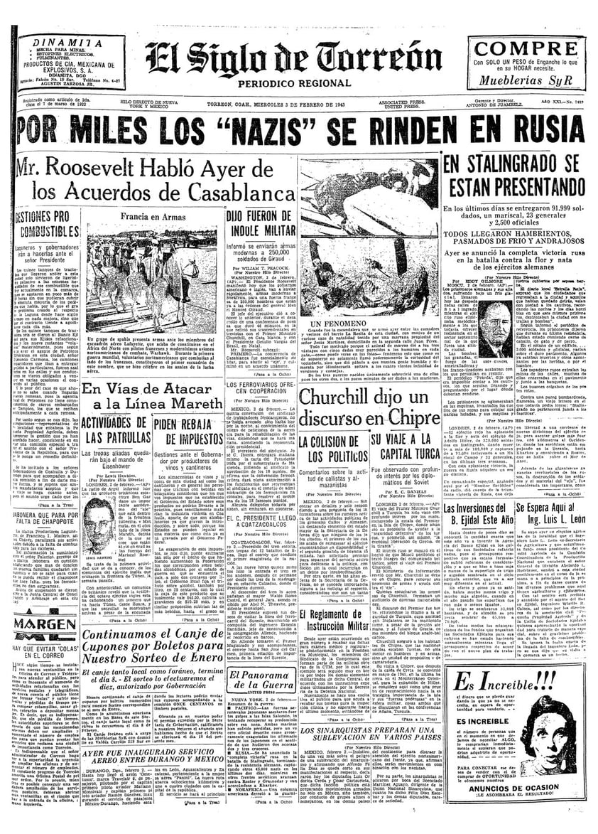 100 AÑOS EN PORTADA