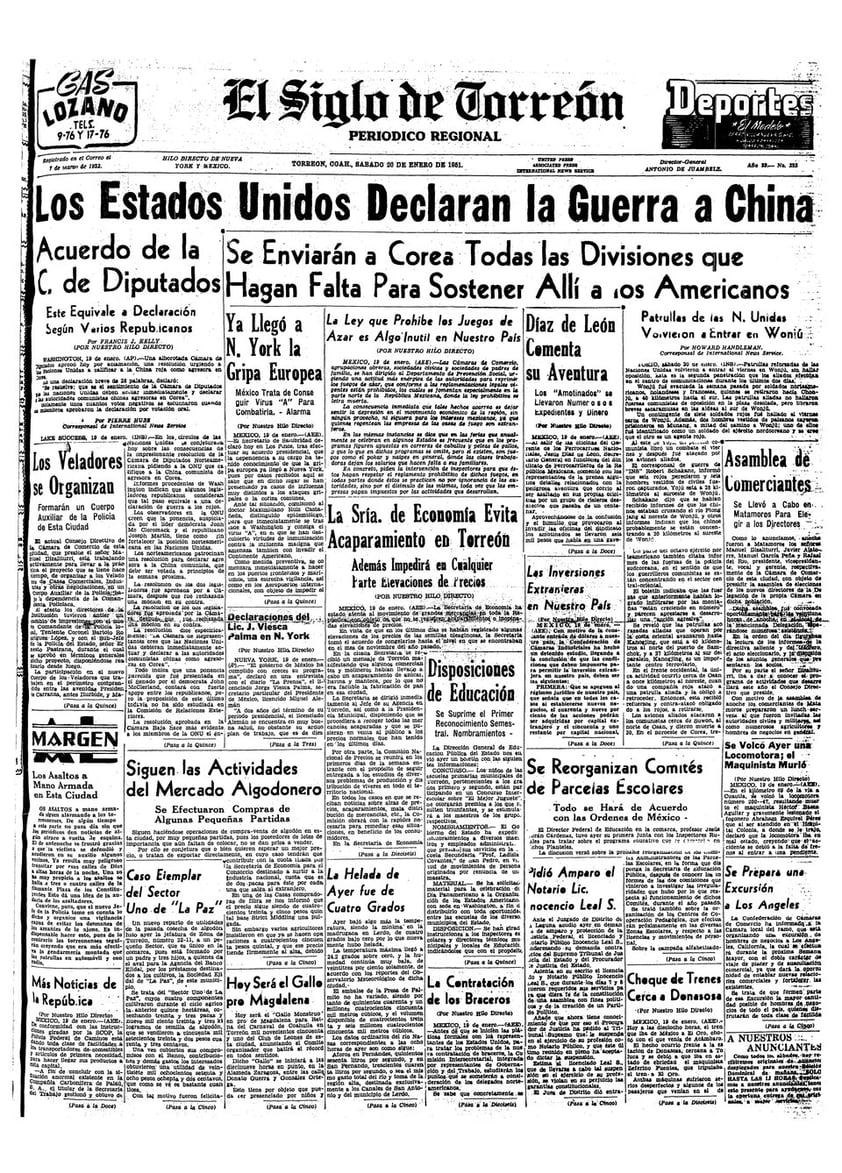 100 AÑOS EN PORTADA