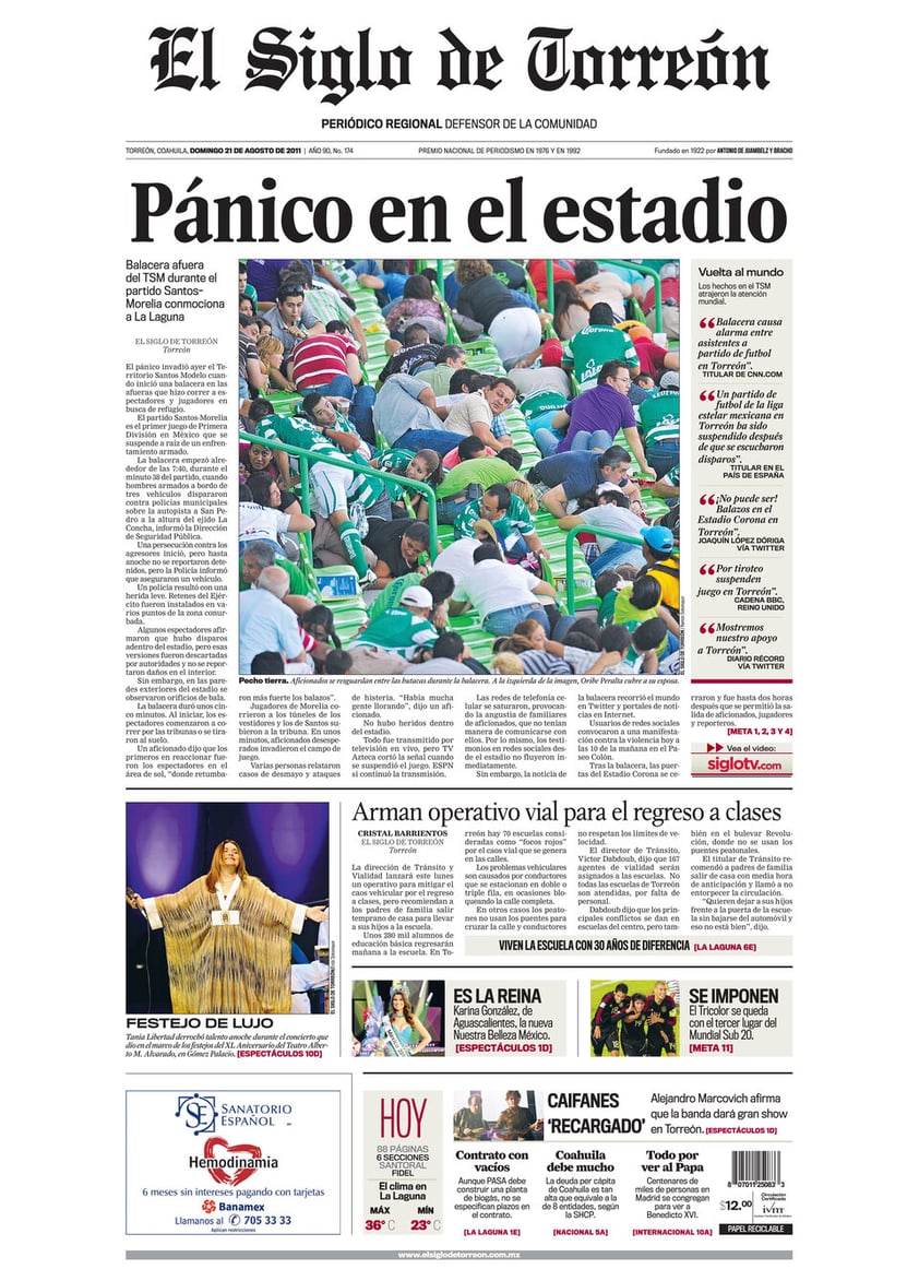 100 AÑOS EN PORTADA