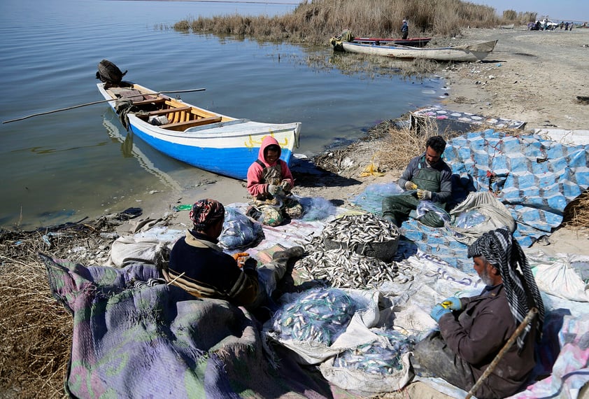 Segundo lago más grande de Irak se seca por crisis de agua