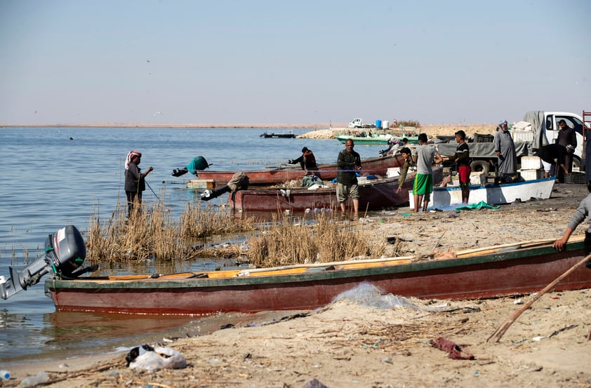 Segundo lago más grande de Irak se seca por crisis de agua