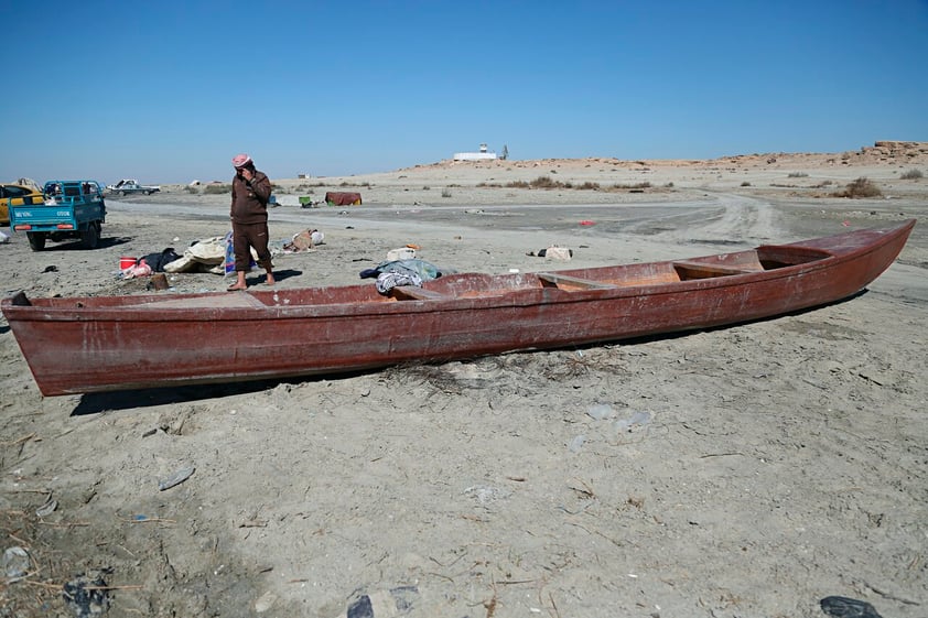 Segundo lago más grande de Irak se seca por crisis de agua