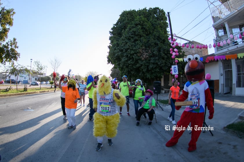 Fotografías del Maratón Lala edición 2022 en el puente plateado que une los estados de Coahuila y Durango