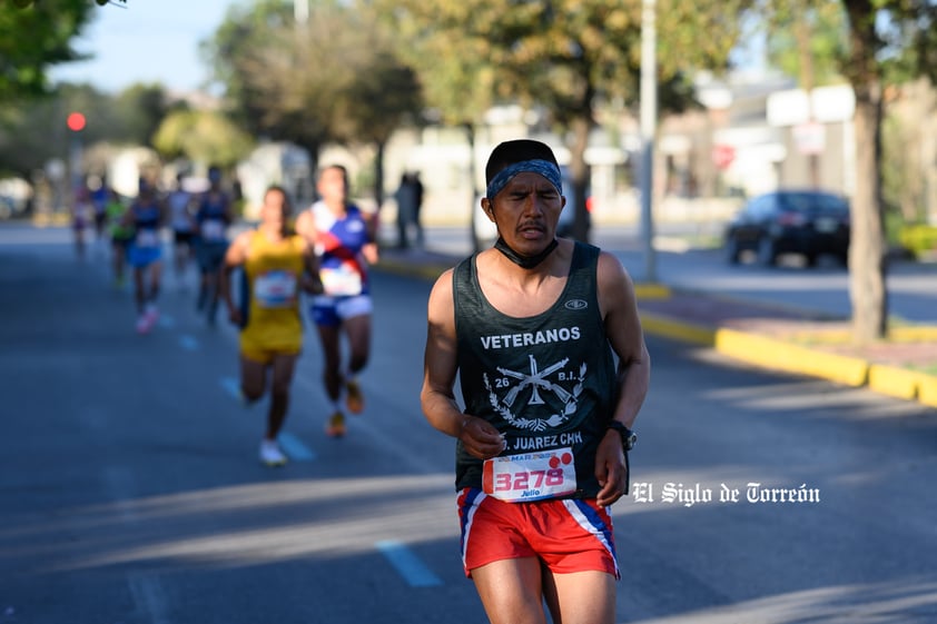 Fotografías del Maratón Lala edición 2022 en el medio maratón, km 21