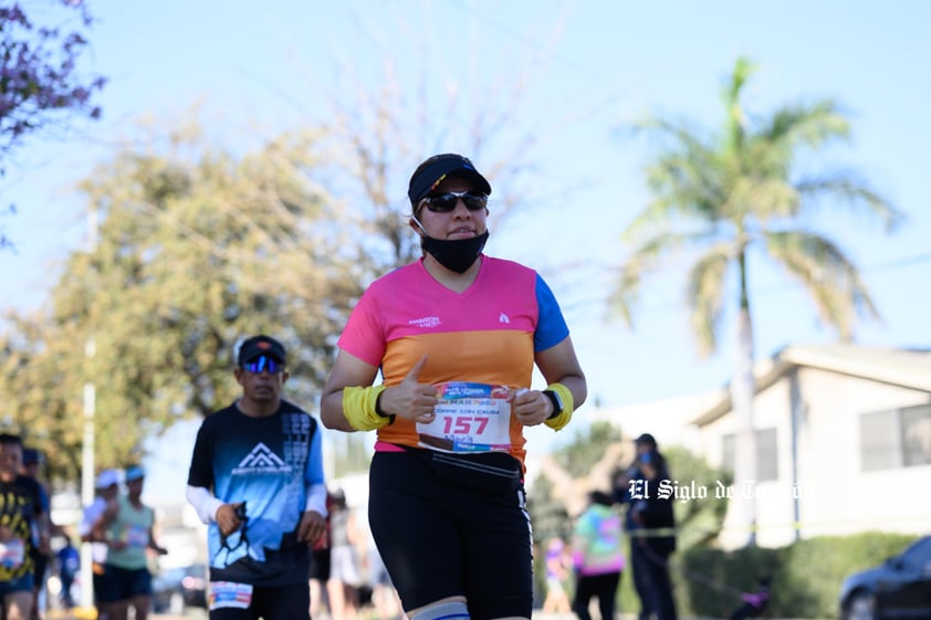 Fotografías del Maratón Lala edición 2022 en el medio maratón, km 21