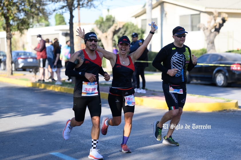 Fotografías del Maratón Lala edición 2022 en el medio maratón, km 21