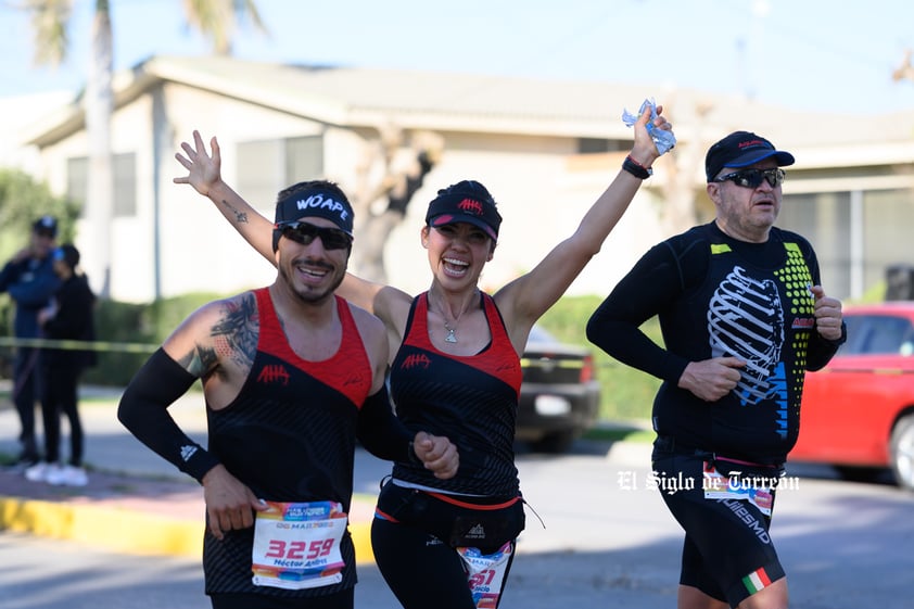 Fotografías del Maratón Lala edición 2022 en el medio maratón, km 21