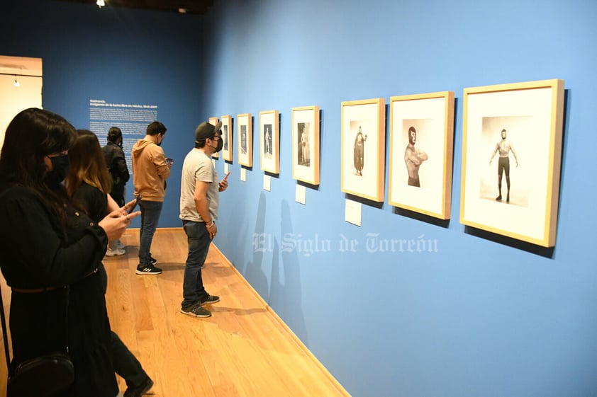 Imágenes plasman la lucha libre mexicana en Museo Arocena