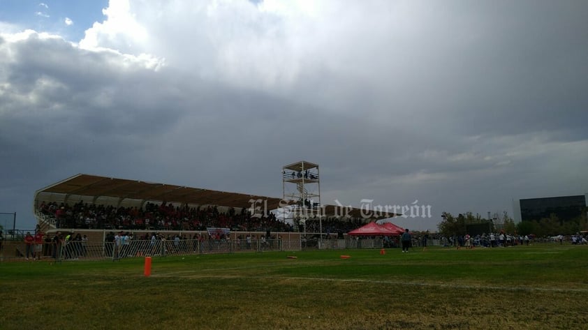 La lluvia no llegó a registrarse con intensidad y no se presentaron mayores encharcamientos