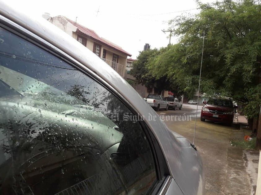 La lluvia no llegó a registrarse con intensidad y no se presentaron mayores encharcamientos