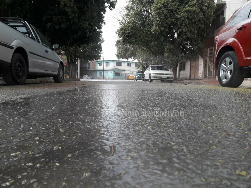 La lluvia no llegó a registrarse con intensidad y no se presentaron mayores encharcamientos