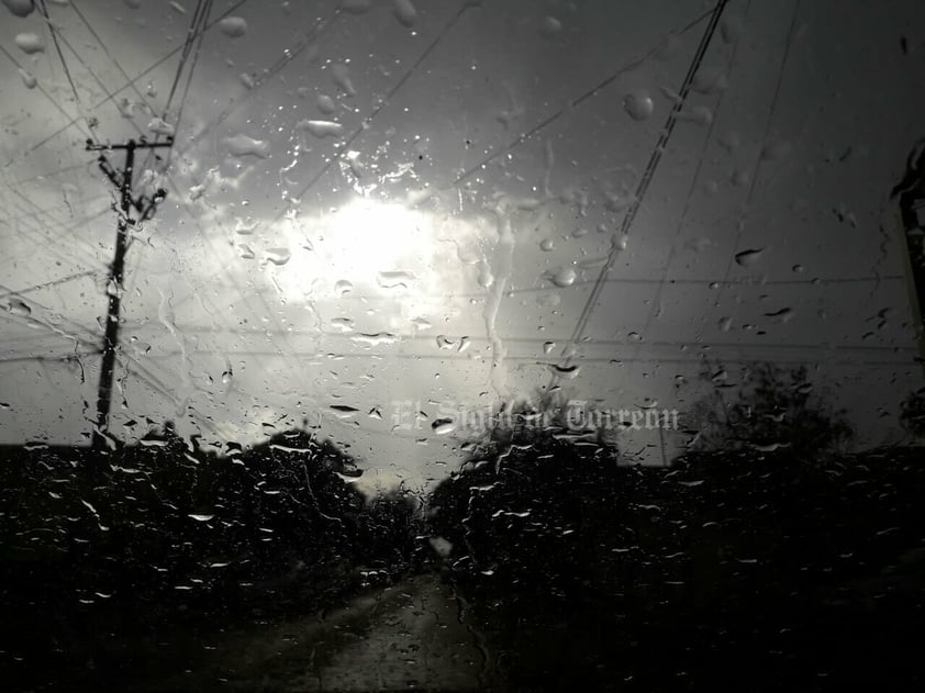 La lluvia no llegó a registrarse con intensidad y no se presentaron mayores encharcamientos