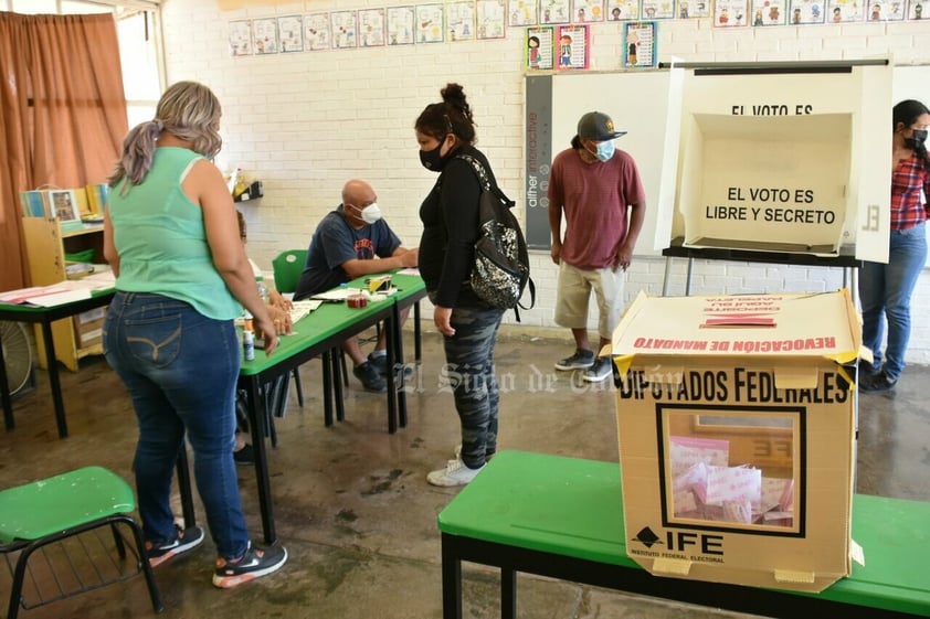 Ciudadanos de Coahuila y Durango participan en consulta sobre Revocación de Mandato