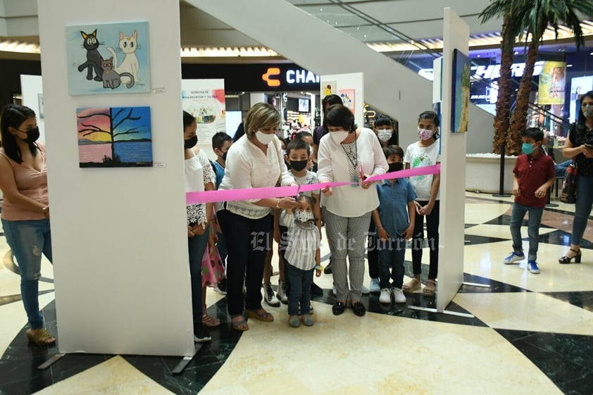 Exposición 'Manitas pintoras' celebra la creación pictórica infantil