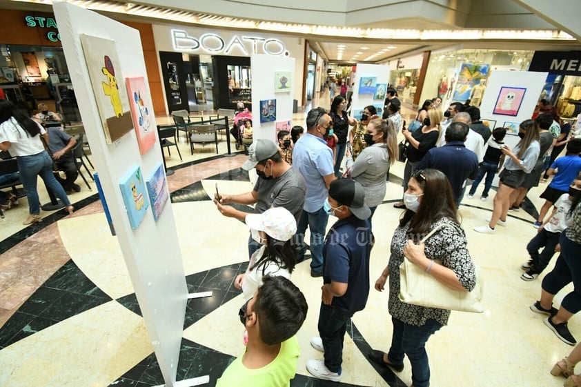 Exposición 'Manitas pintoras' celebra la creación pictórica infantil