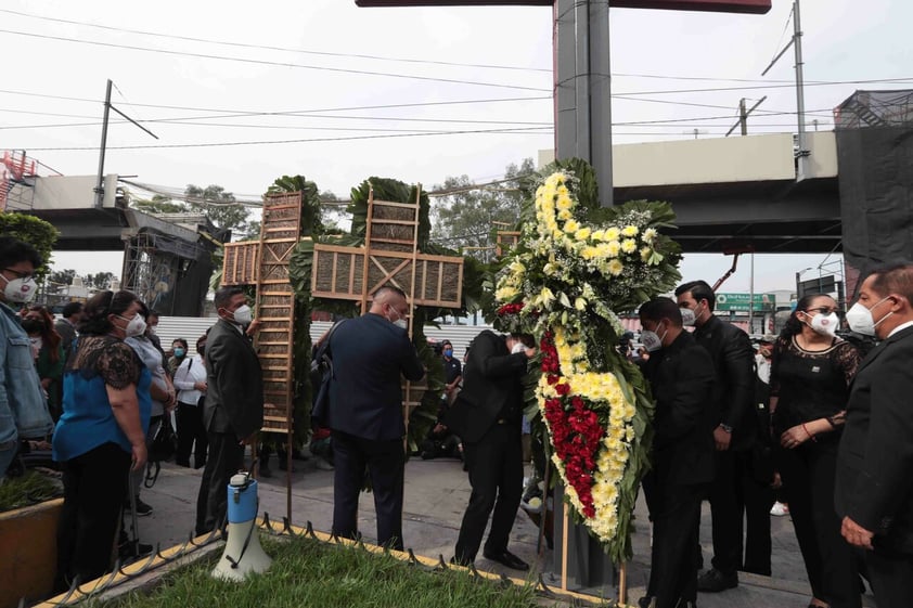 Ofician misa a un año de colapso de Línea 12 del Metro en Ciudad de México