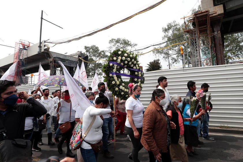 Ofician misa a un año de colapso de Línea 12 del Metro en Ciudad de México