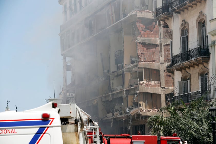 Explosión en hotel Saratoga de La Habana deja muertos y heridos