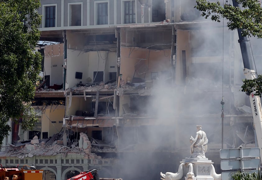 Explosión en hotel Saratoga de La Habana deja muertos y heridos