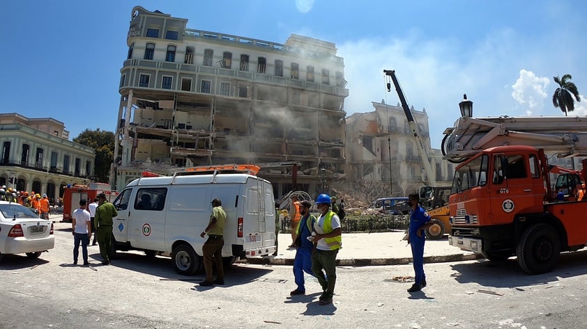 Explosión en hotel Saratoga de La Habana deja muertos y heridos