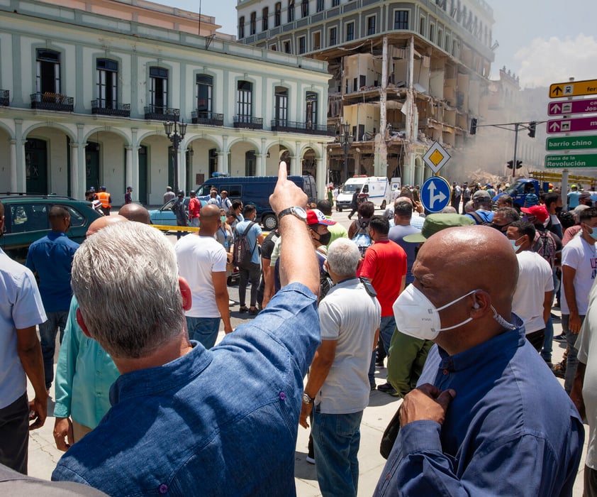 Explosión en hotel Saratoga de La Habana deja muertos y heridos