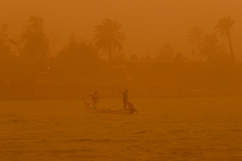 Tormenta de arena cubre varios países de Medio Oriente