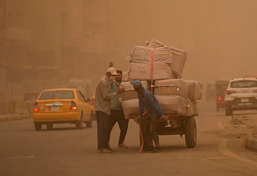 Tormenta de arena cubre varios países de Medio Oriente