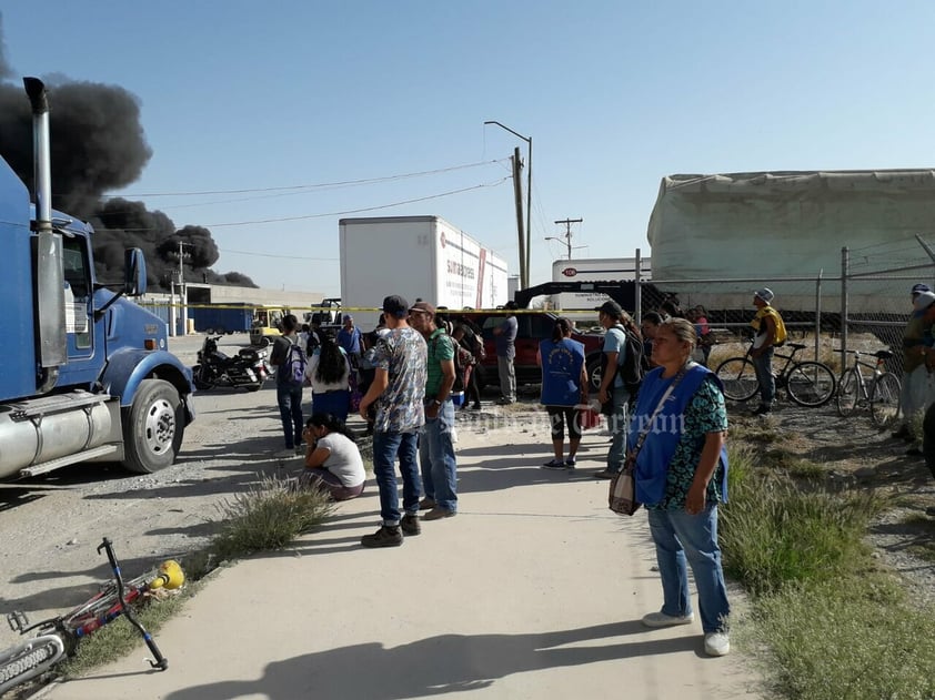 Alarma por incendio en empresa recicladora de Torreón