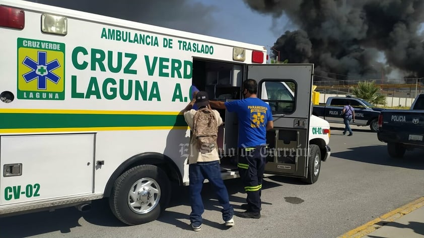 Alarma por incendio en empresa recicladora de Torreón