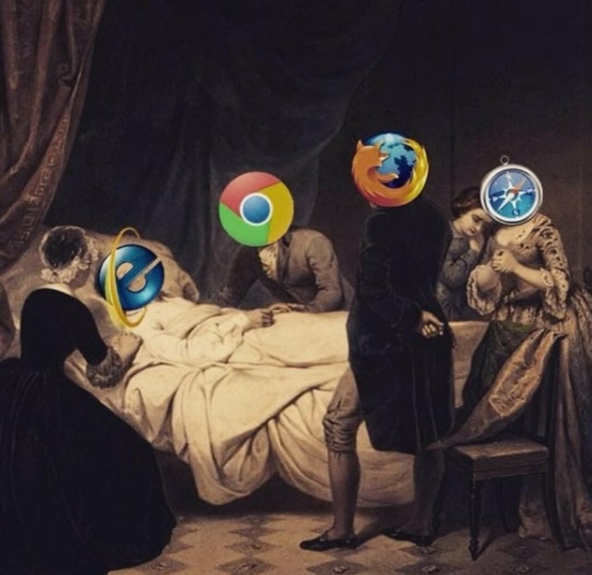 Despiden con memes a Internet Explorer