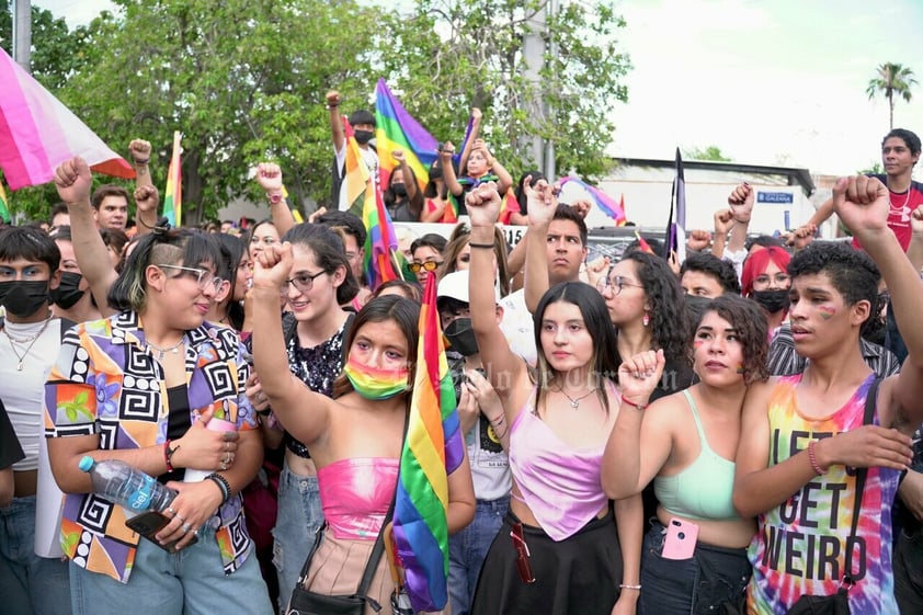 Marcha del orgullo LGBTIQA+ en Torreón