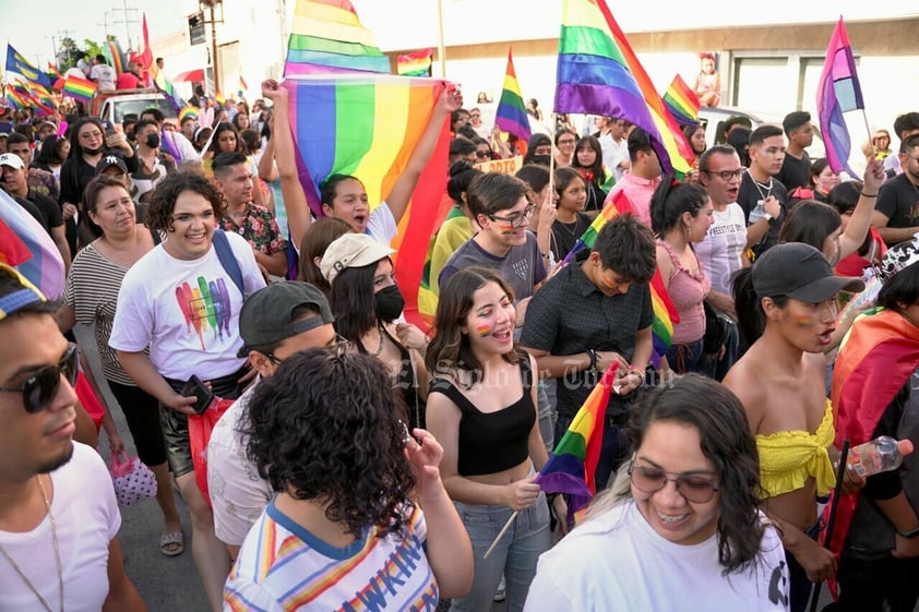 Marcha del orgullo LGBTIQA+ en Torreón