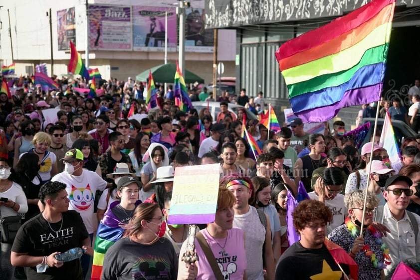 Marcha del orgullo LGBTIQA+ en Torreón