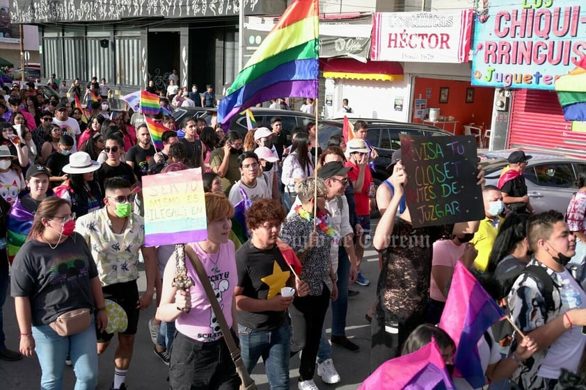 Marcha del orgullo LGBTIQA+ en Torreón