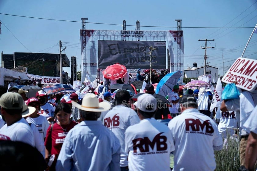 Morena realiza Asamblea en Madero y acuden 'corcholatas' presidenciables