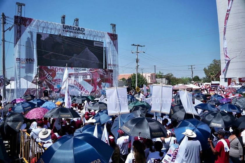 Morena realiza Asamblea en Madero y acuden 'corcholatas' presidenciables