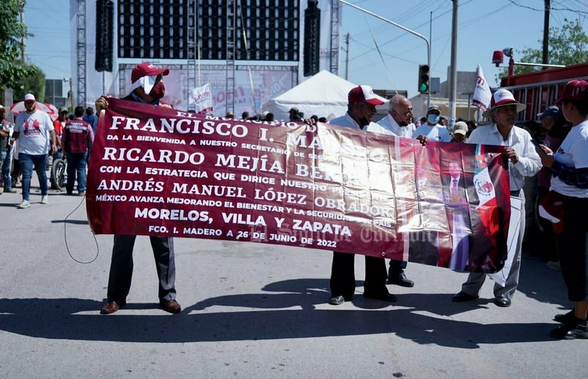 Morena realiza Asamblea en Madero y acuden 'corcholatas' presidenciables