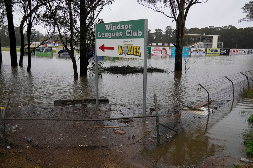 Inundaciones amenazan a más de 45 mil personas en Sidney, Australia