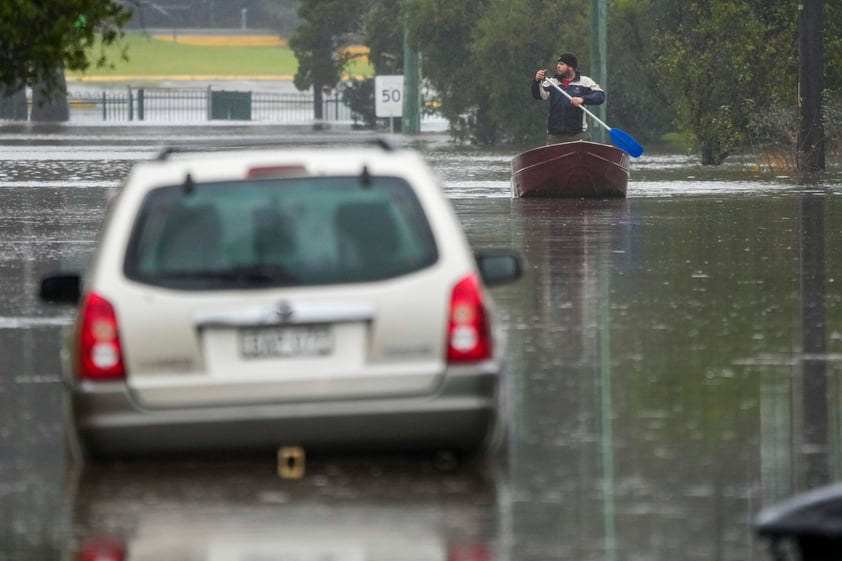 Inundaciones amenazan a más de 45 mil personas en Sidney, Australia