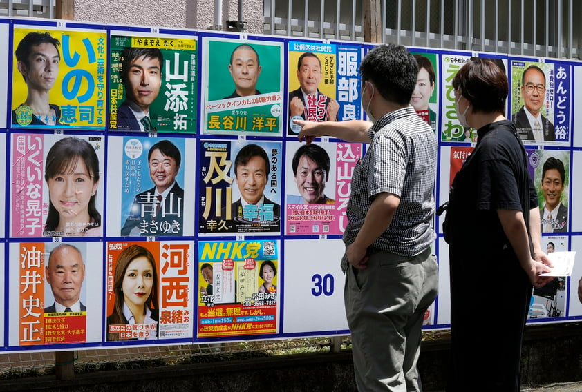 Japón vota en elecciones clave tras el asesinato de Shinzo Abe