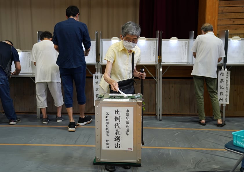 Japón vota en elecciones clave tras el asesinato de Shinzo Abe