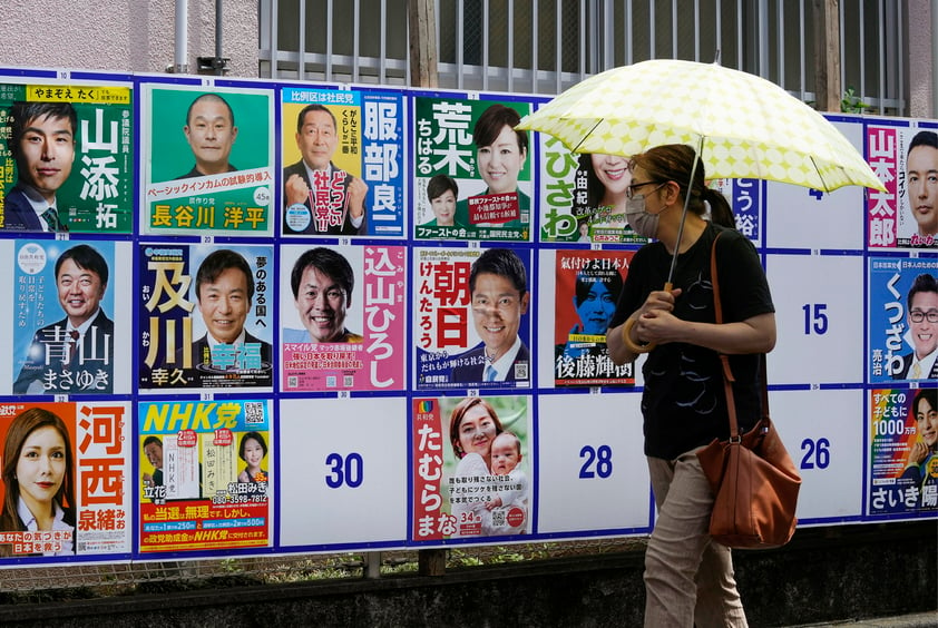 Japón vota en elecciones clave tras el asesinato de Shinzo Abe