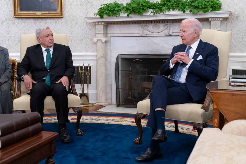 AMLO se reúne con Joe Biden en EUA y le expone sus 5 puntos para hacer frente a la crisis