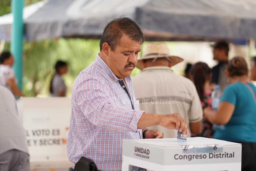 VOTACIÓN DE MORENA INTERNA EN BERMEJILLO DURANGO