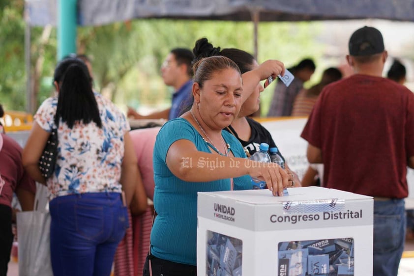 VOTACIÓN DE MORENA INTERNA EN BERMEJILLO DURANGO